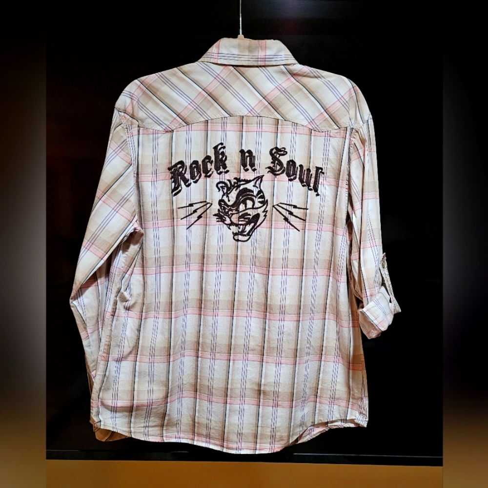 Dragonfly Mens Shirt Rock N' Soul Size M